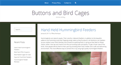 Desktop Screenshot of buttonsandbirdcages.com